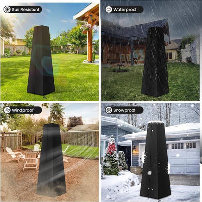 Terrassenheizer Abdeckung wasserdicht, winddicht, 221x61x53cm