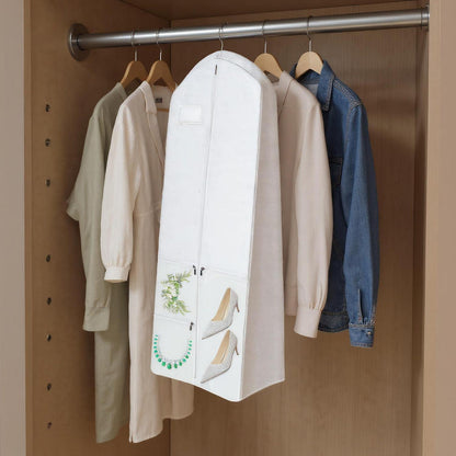 Brautkleidhülle 180cm atmungsaktiv staubdicht faltbar