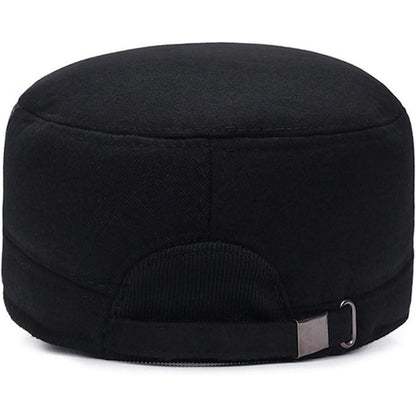 Herren Winter Cap mit Ohrenklappen – Grau, Verstellbar M-L