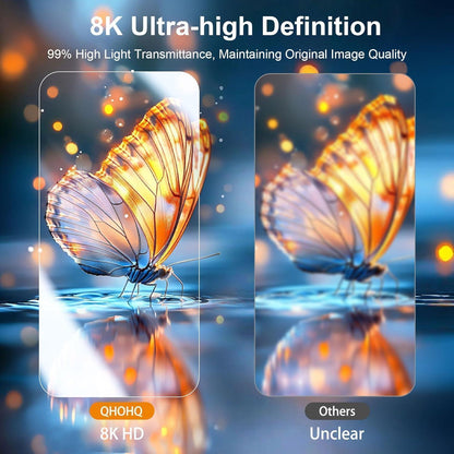 iPhone 17 Pro Max Panzerglas mit Kameraschutz, 3 Stück