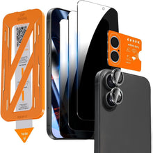 Sichtschutzfolie iPhone 17 mit Kameraschutz, 25° Anti-Spy