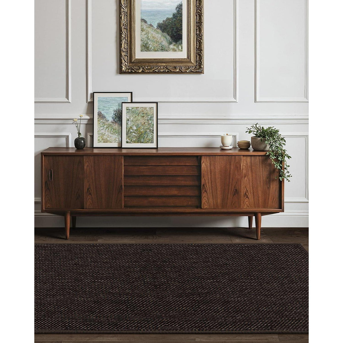 Schmutzfangmatte Braun 91x243cm - Fußmatte Innen für Küche & Flur