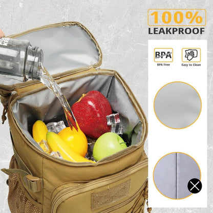 Taktischer Kühlrucksack 25L – Auslaufsicher & Robust für Outdoor