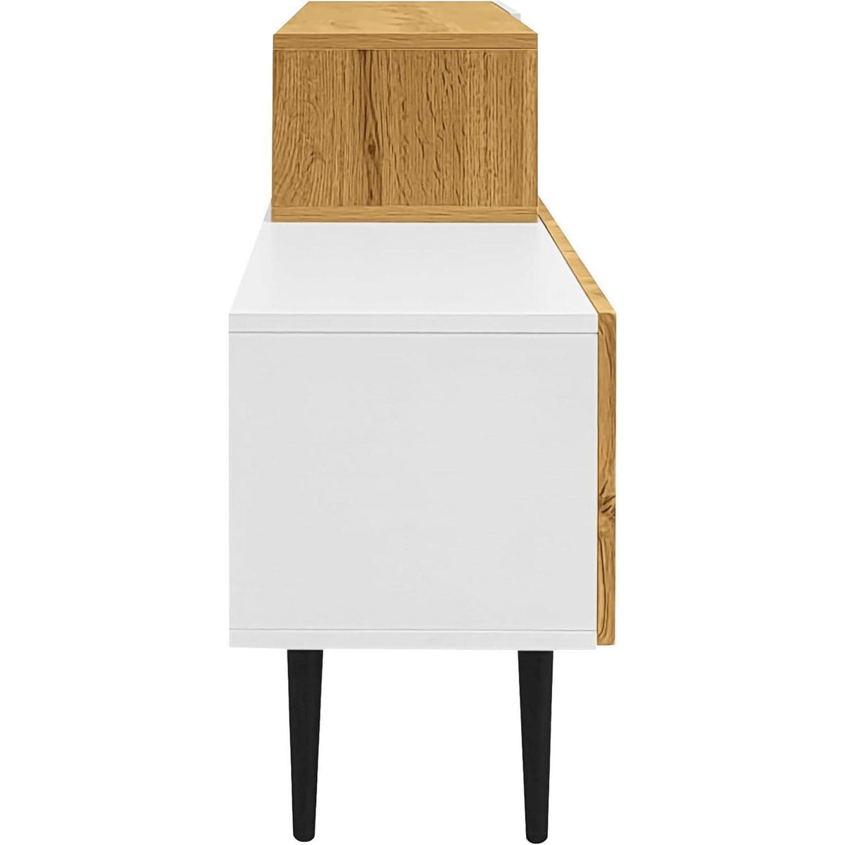 Modulares TV-Lowboard Weiß mit verstellbarer Länge