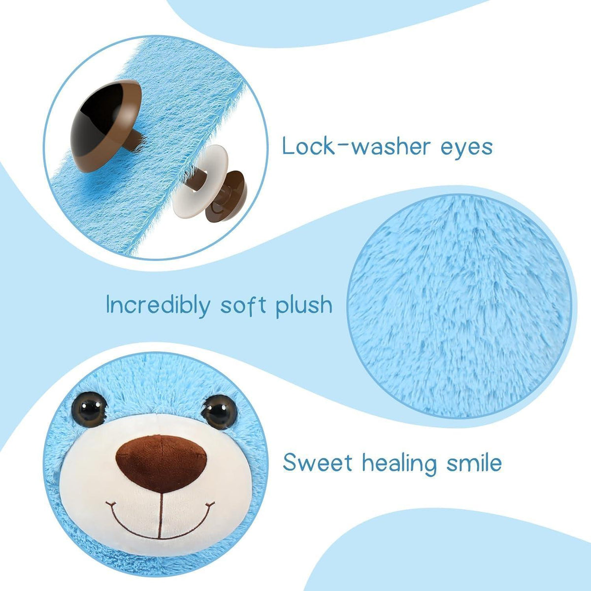 XXL Kuscheltier Teddybär 130cm mit Babybär – Perfektes Geschenk