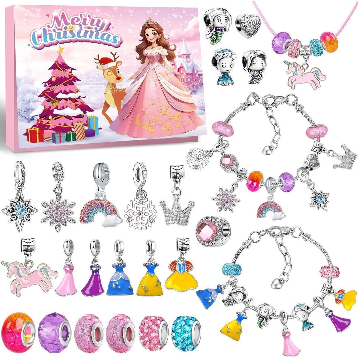 Adventskalender Schmuck für Mädchen 2026 mit 24 Überraschungen