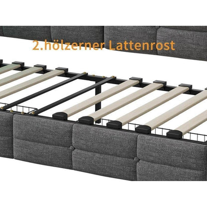 Schlafsofa 90x200/180x200 cm mit Lattenrost & Auszug