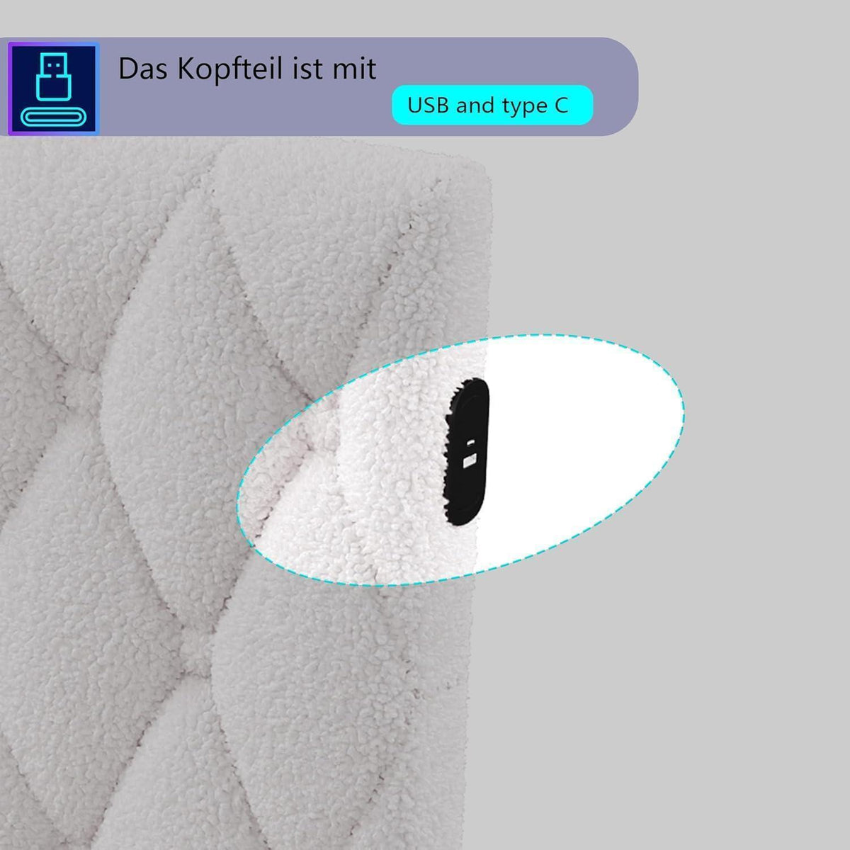 Ausziehbares Schlafsofa 90/180 x 200 cm mit Lattenrost