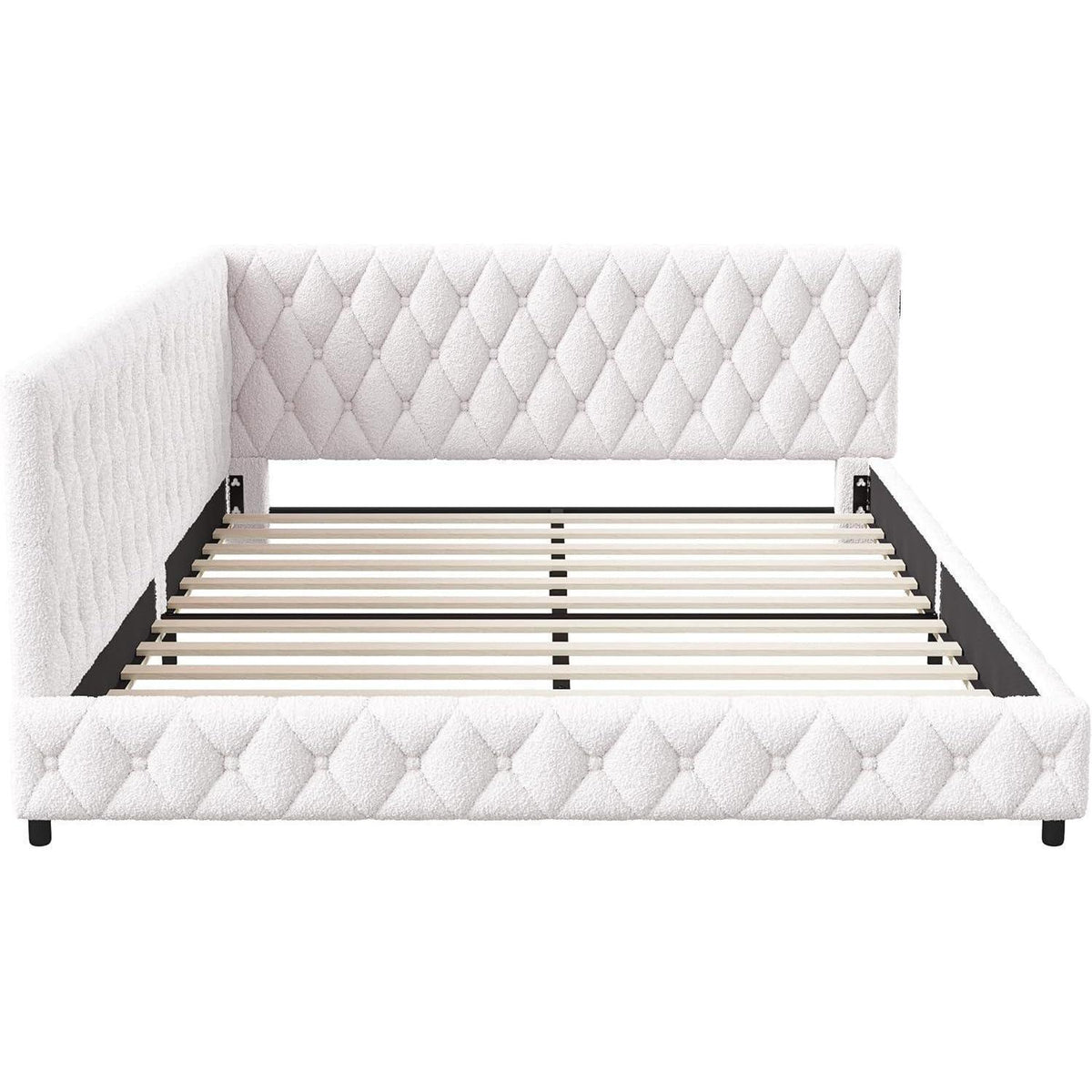 Ausziehbares Schlafsofa 90/180 x 200 cm mit Lattenrost