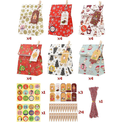 DIY Adventskalender zum Befüllen – Weihnachtskalender Set