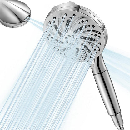 Gefilterter Duschkopf mit 10 Strahlarten & Wassersparfunktion