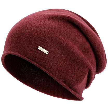 Australische Wollmütze Damen Herren - Atmungsaktive Beanie Rot