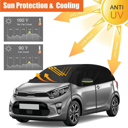 Halbe Autoabdeckung Kia Picanto 2003-2025, Wasserdicht & Winddicht