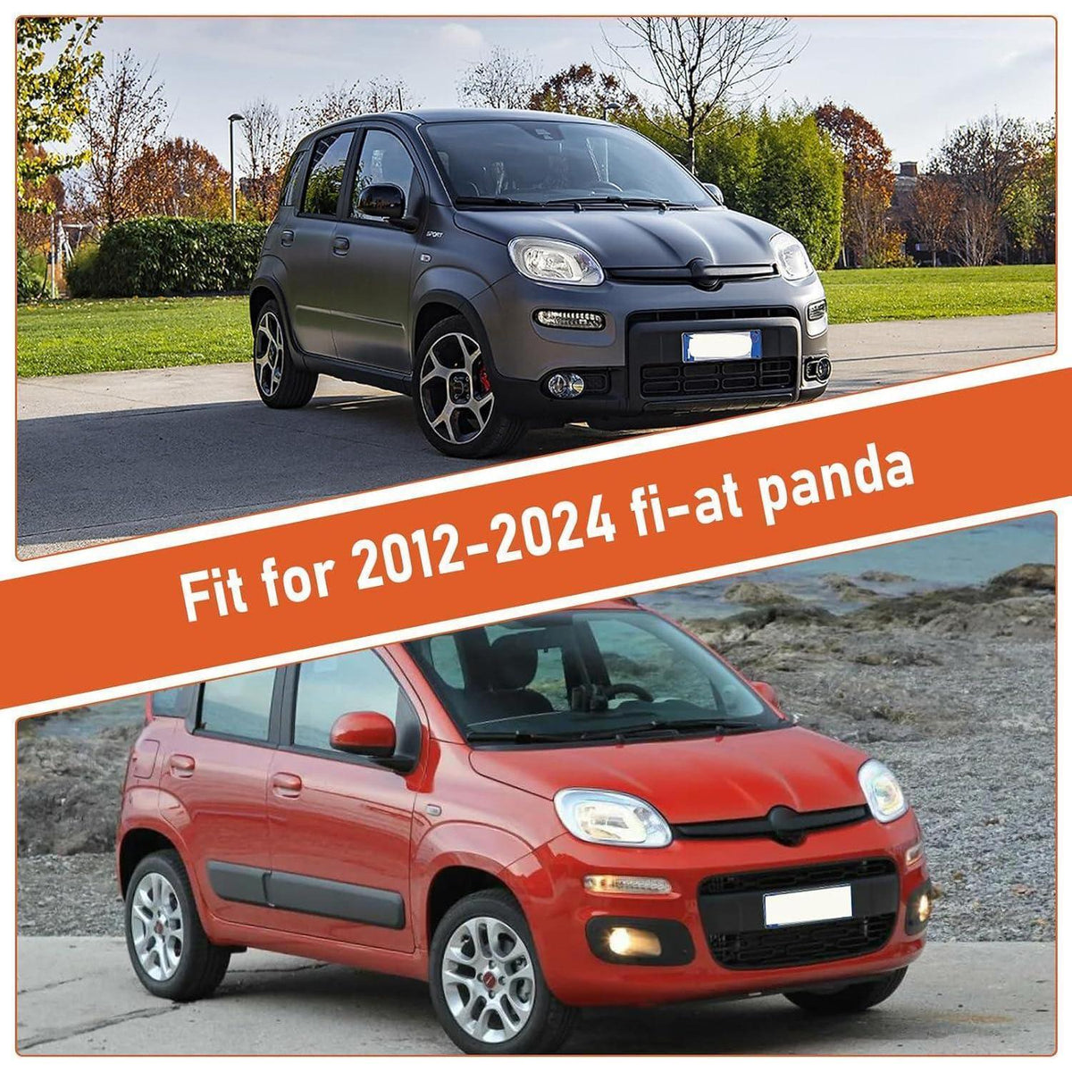 Autoabdeckung wasserdicht FIAT Panda 2012-2024 – Vollschutz