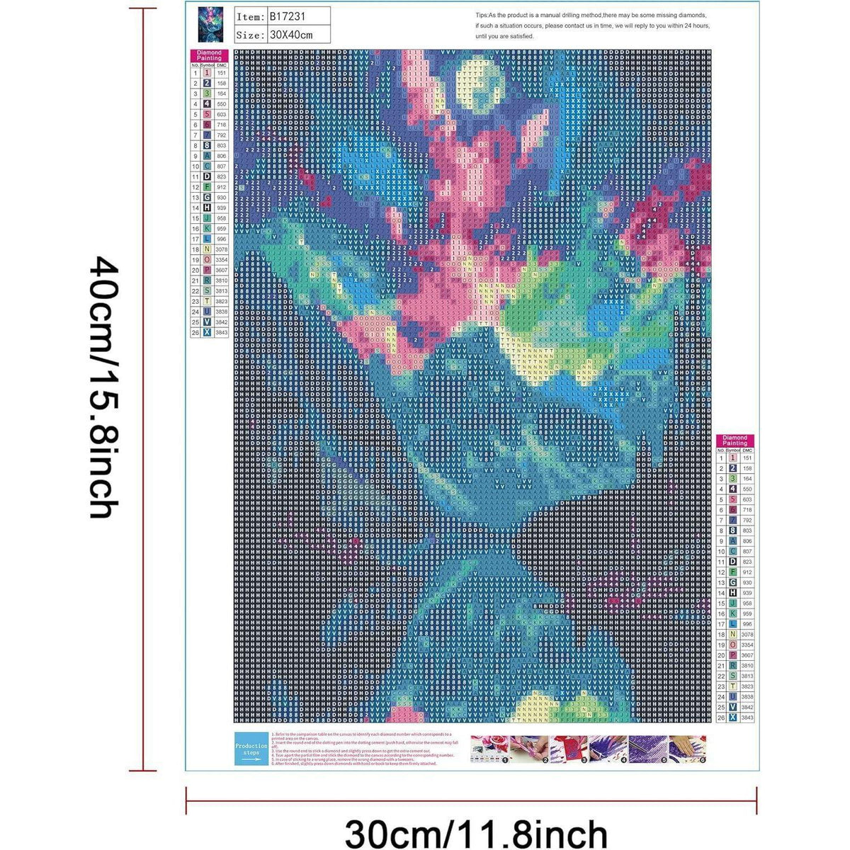 5D Diamant Painting Set für Erwachsene & Anfänger