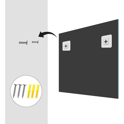 Rahmenloser Badezimmerspiegel 61x61 cm – Modern & Bruchsicher