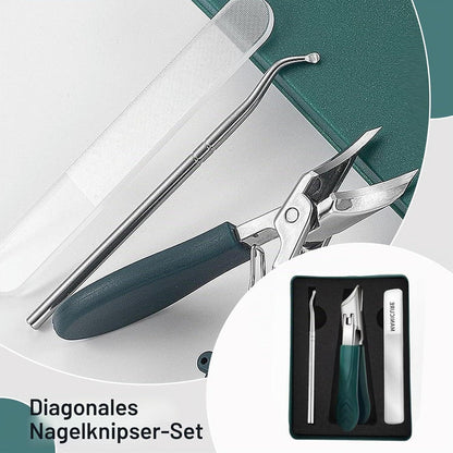 3-teiliges Nagelknipser Set für dicke & eingewachsene Nägel