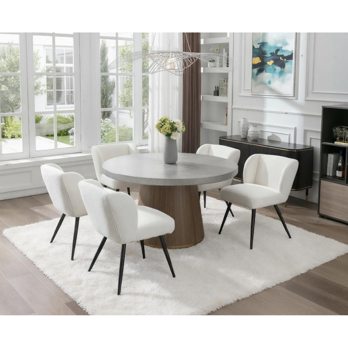 Esszimmerstühle Set 4er – Bequem & Modern Weiß