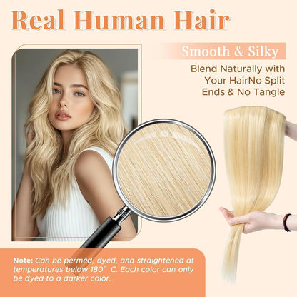 Blond Haarverlängerung Clip-In 40cm Echthaar – 45g