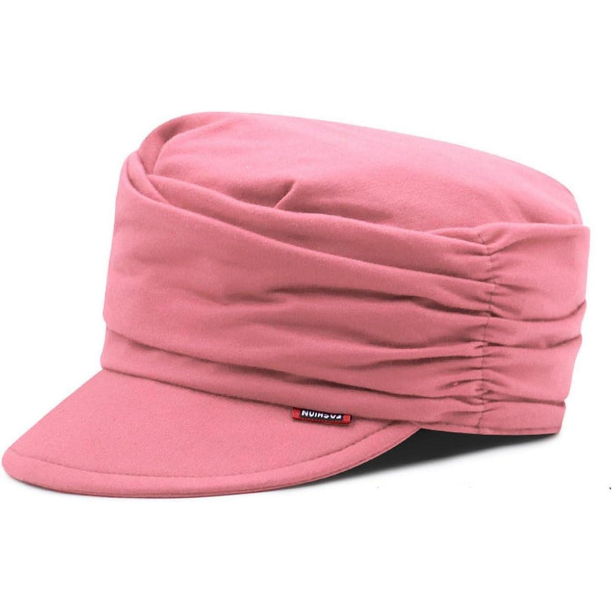 Weiche Damen Schirmmütze Ballonmütze Chemo Turban Rosa