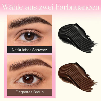 Augenbrauenfarbe Set für natürlichen Look – Schwarz