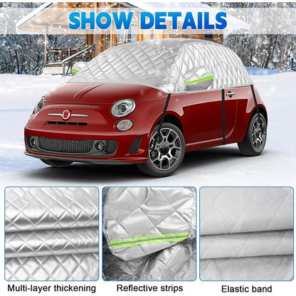 Halbgarage Auto Schutzhülle Fiat 500 2007-2025