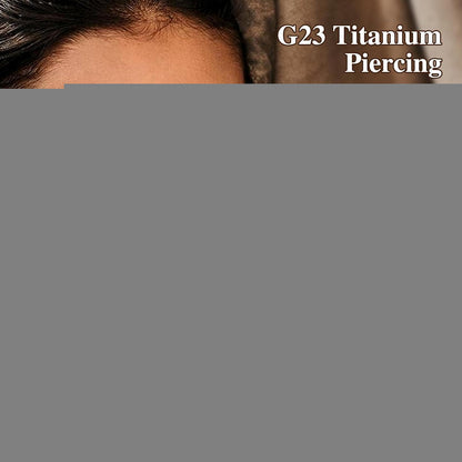 G23 Titan Fake Nasenring Set 3 Stück 20G 8mm Schwarz Gold Silber