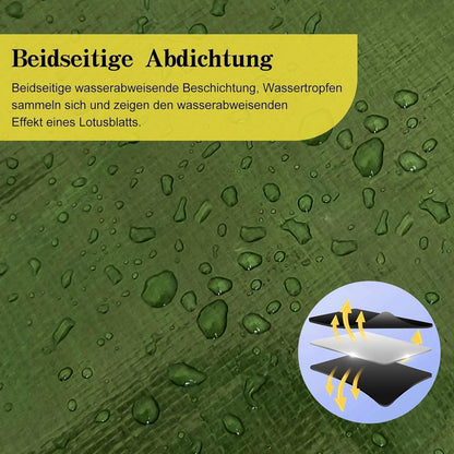 Wasserdichte Abdeckplane 6x9m – Robust & Vielseitig für Garten & Auto