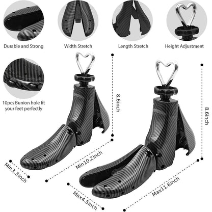 Schuhspanner verstellbar für Damen & Herren, breite Füße