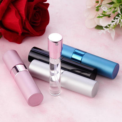 Mini Parfümzerstäuber 8ml Nachfüllbar Silber Reise Zerstäuber