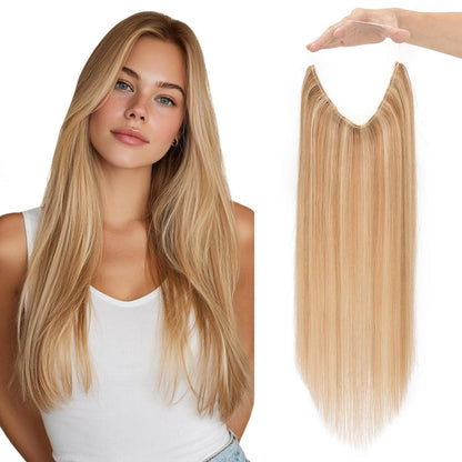Echthaar Extension Flip In 45cm Goldbraun & Blond