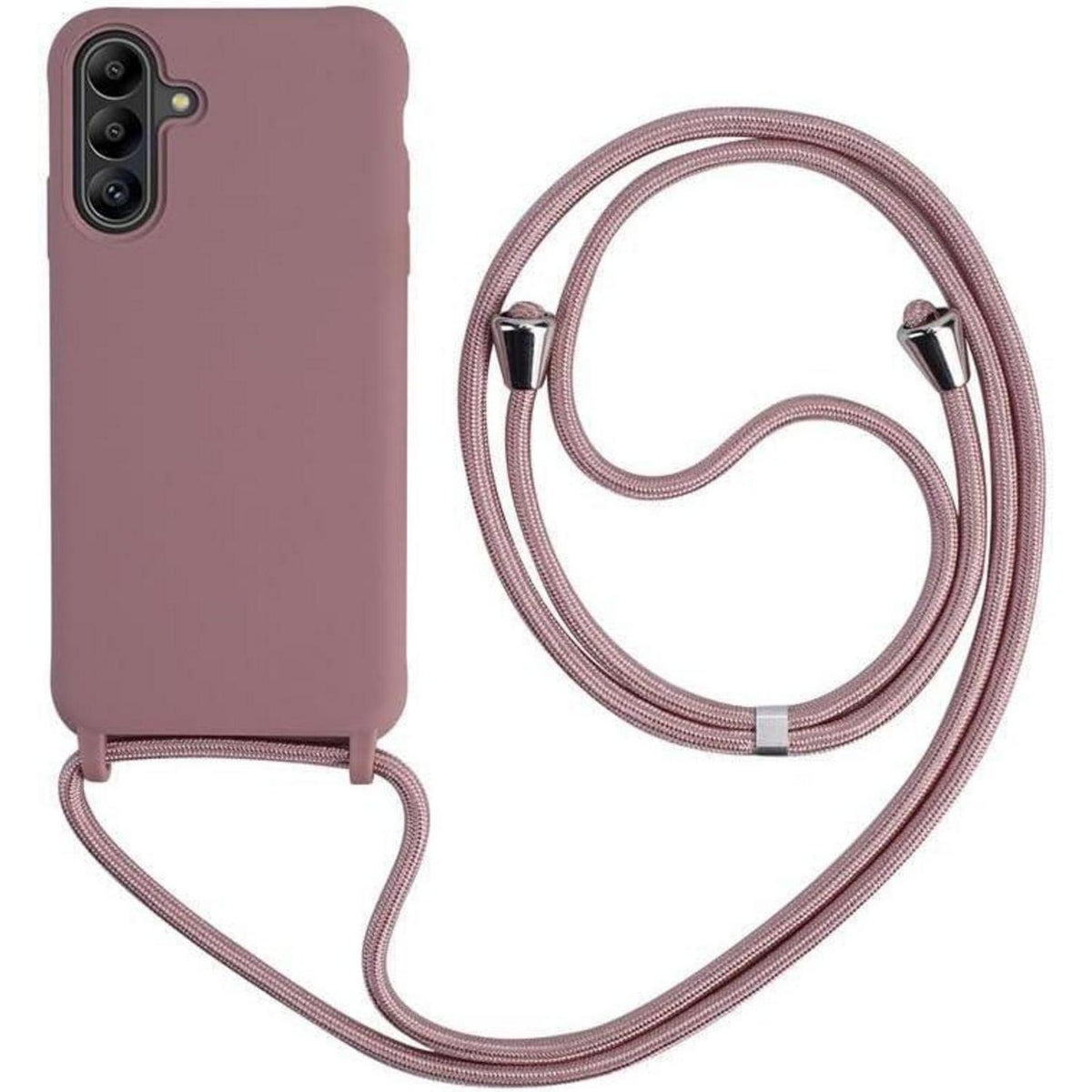 Handyhülle mit Band für Samsung Galaxy A17 4G/5G – Pink