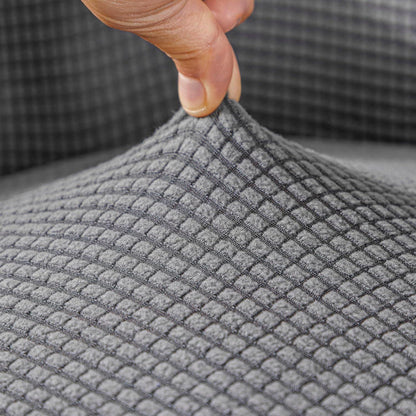 Stretch Stuhlbezüge Grau 4 Stück – XL Esszimmerstuhl Hussen