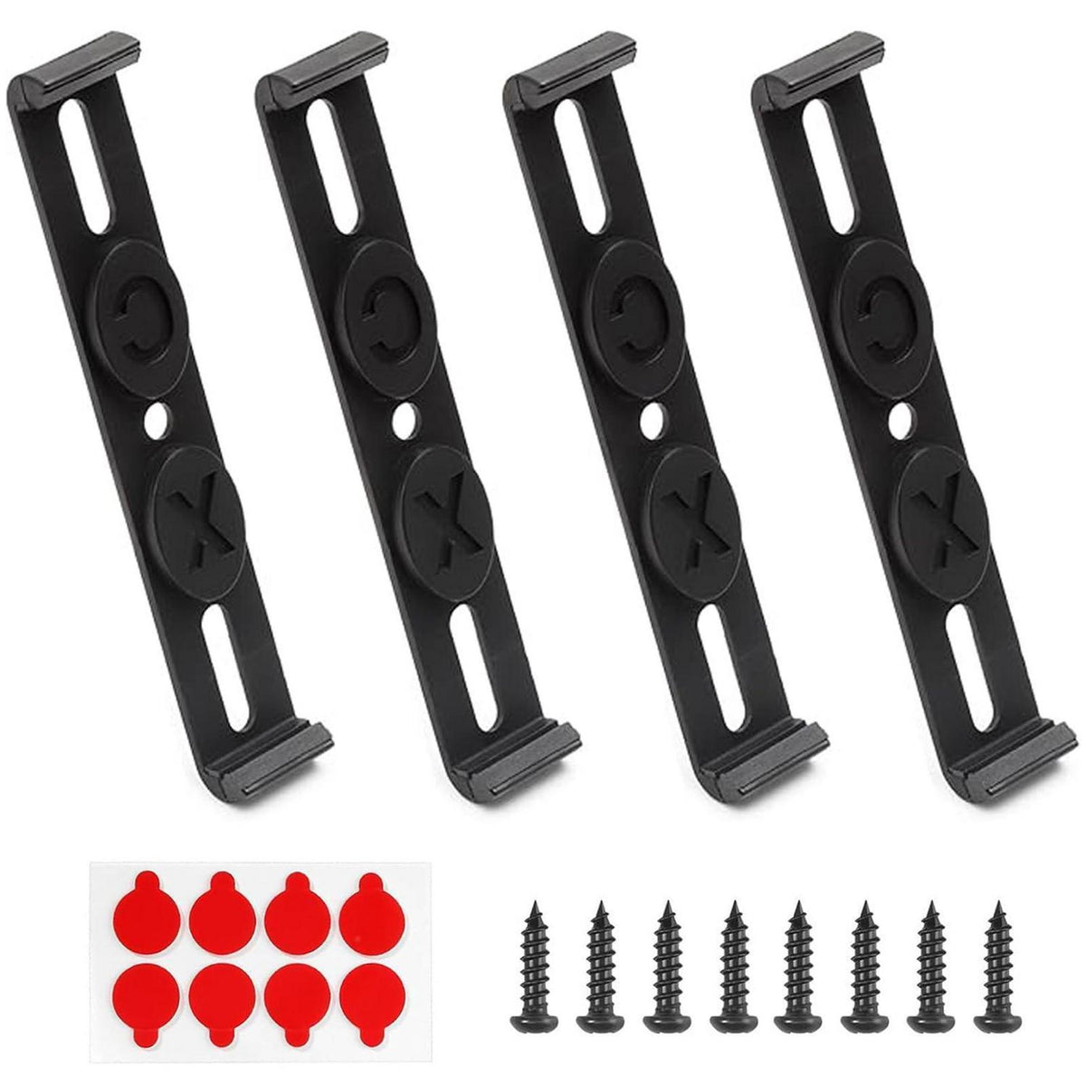 Rahmenloser Kennzeichenhalter 4er-Set – Unsichtbar & Universal