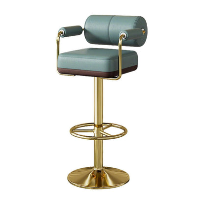 Vigosit Barhocker Set Höhenverstellbar, Drehbar & Gepolstert, Grün