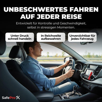 Notfallhammer Auto mit Gurtschneider - 2er Pack