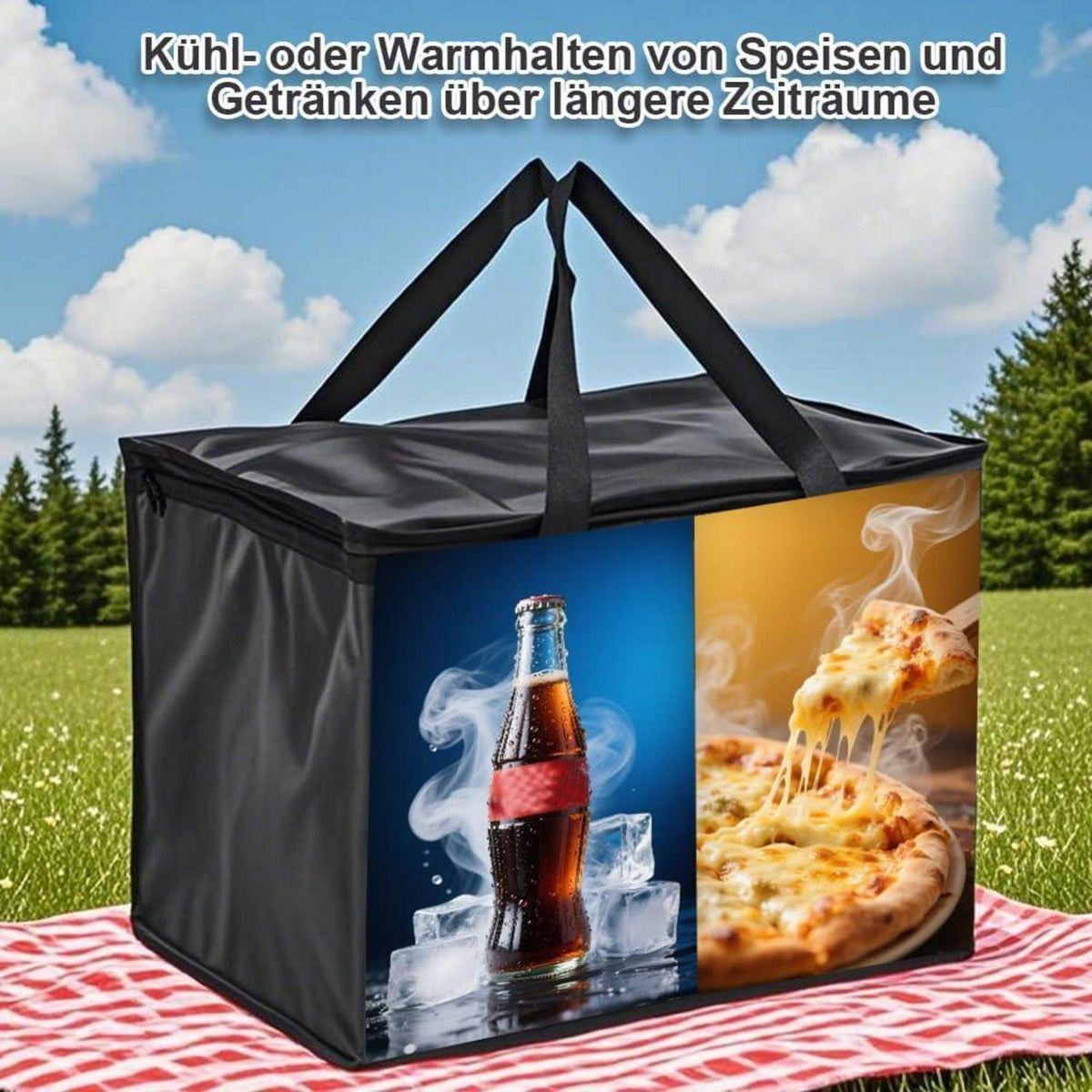40L Kühltasche – Faltbar & Isolierbar für Picknick, Camping & Reisen