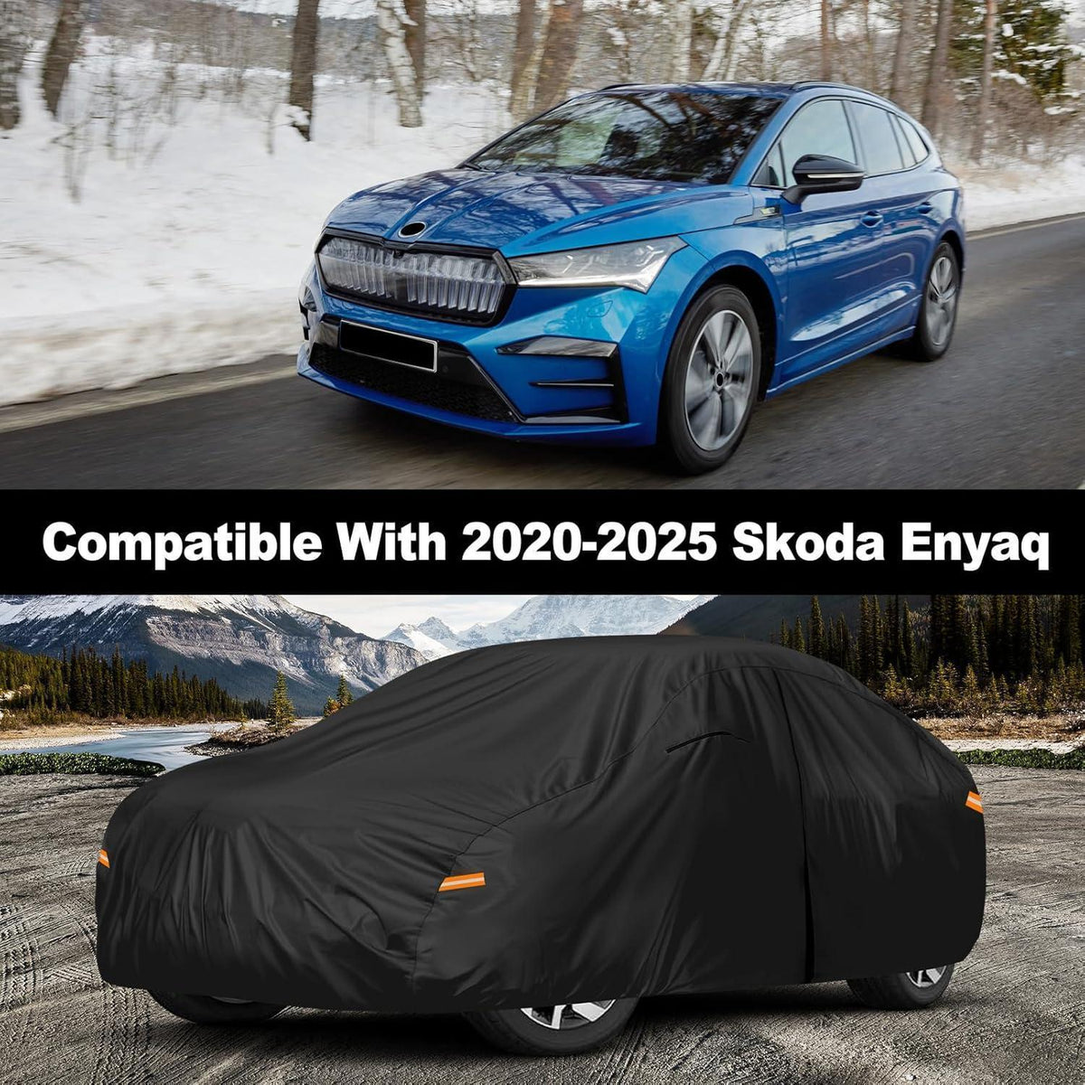 Wasserdichte Autoabdeckung für Skoda Enyaq 2020-2025