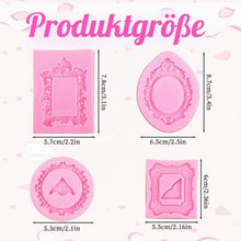 Silikon Fondant Formen Bilderrahmen Vintage Barock 4er Set