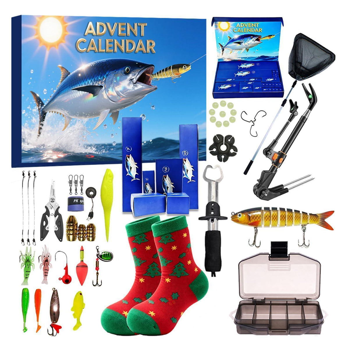 Angel Adventskalender 2026 – Geschenk für Angler & Fischer