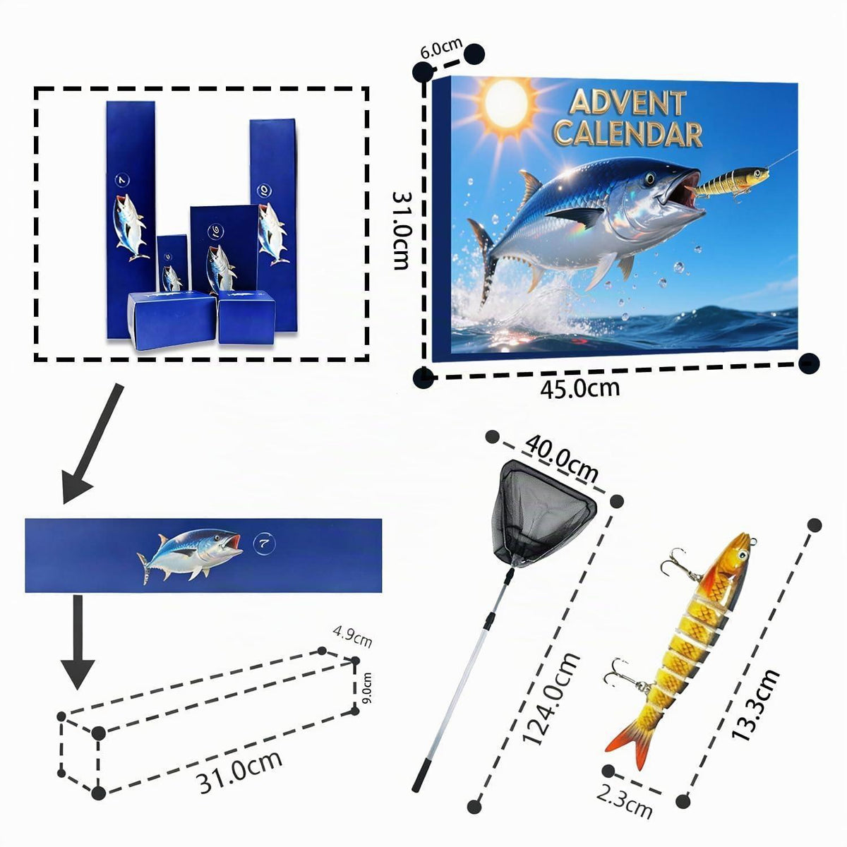 Angel Adventskalender 2026 – Geschenk für Angler & Fischer