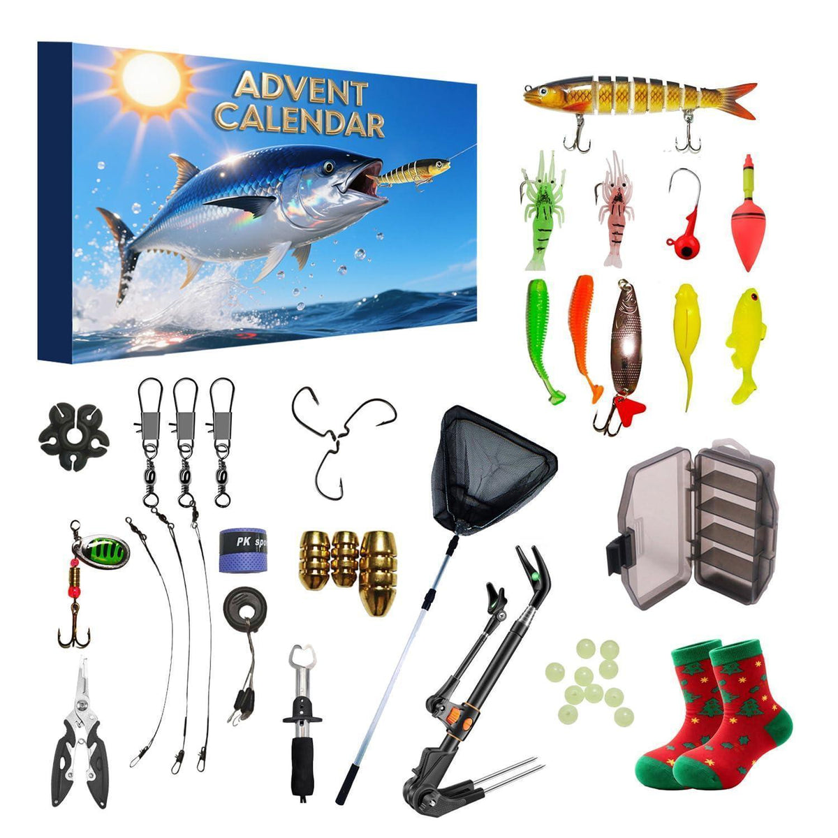 Angel Adventskalender 2026 – Geschenk für Angler & Fischer
