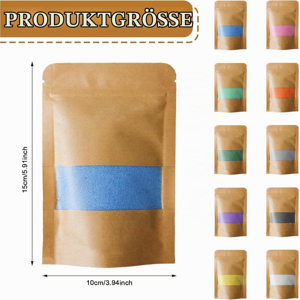 Kerzensand Set mit Docht – 10 Farben, 500g DIY Wachs