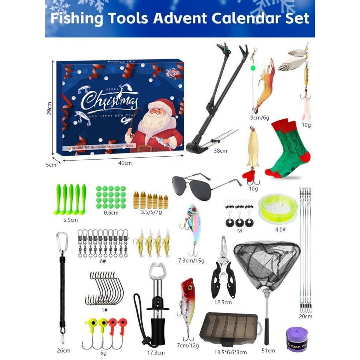 Fischerei Adventskalender 2026 für Angler & Weihnachten