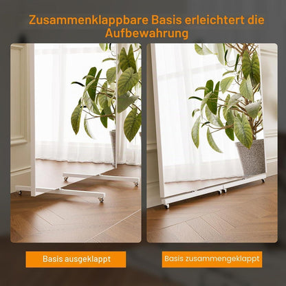 Brisafe Ganzkörperspiegel 200x120cm, Drehbar & Bruchsicher