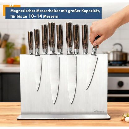 Magnetischer Messerblock Edelstahl – Universeller Messerhalter