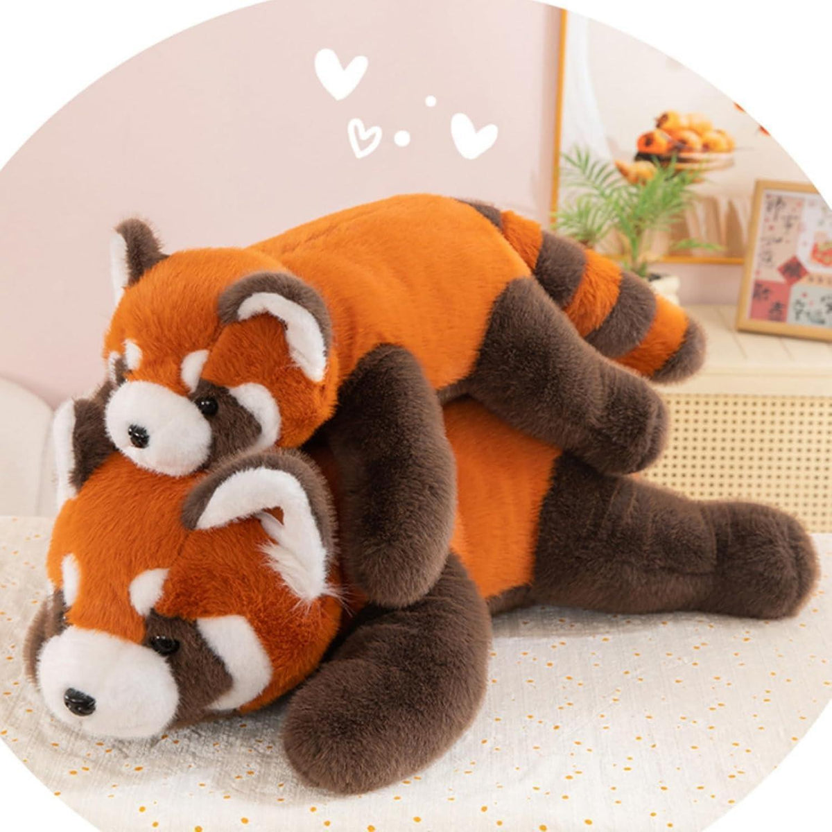 Roter Panda Kuscheltier XXL – Flauschiges Plüschtier 75cm