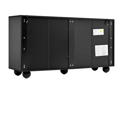 Modernes Sideboard mit 6 Schubladen Schwarz Weiß