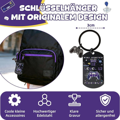 Gamer Geschenk 12. Geburtstag – Kissen, Socken & Geldkarte