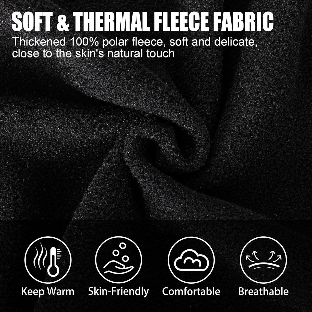 Winter Thermo Kapuzenschal Unisex – Warm & Winddicht 2in1
